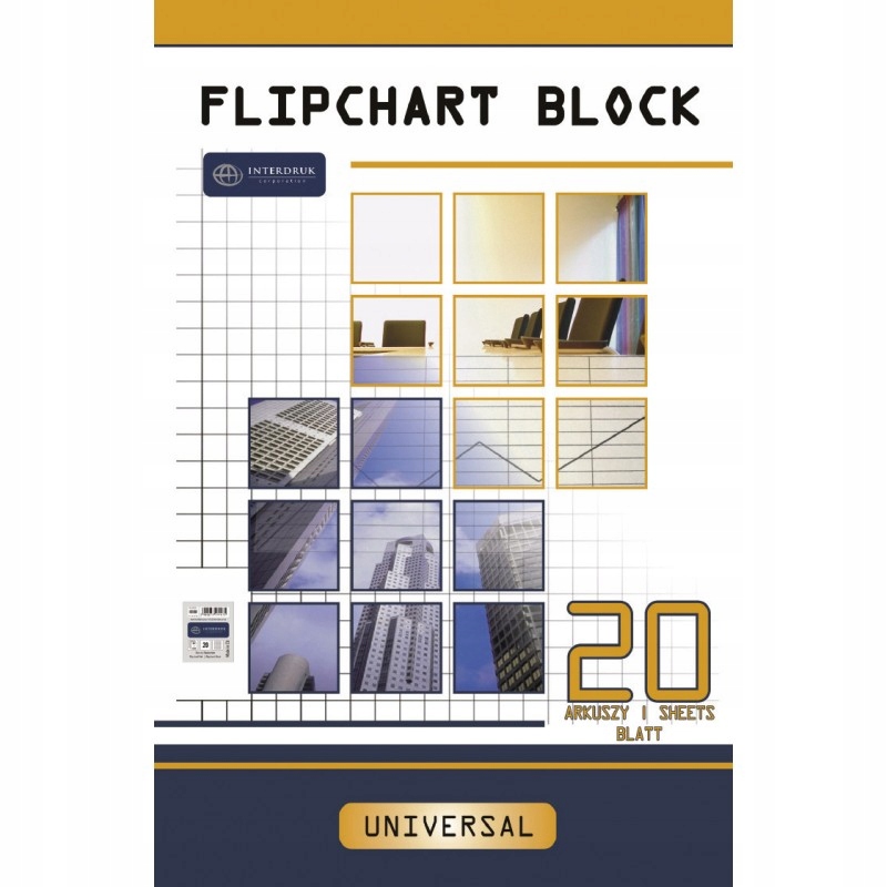 

Blok do flipchartów 100x64 cm gładki 20 kartek
