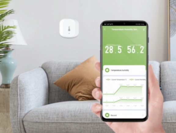 Czujnik Temperatury i Wilgotności Tuya Termometr Higrometr SMART WOOX Kod producenta R7048