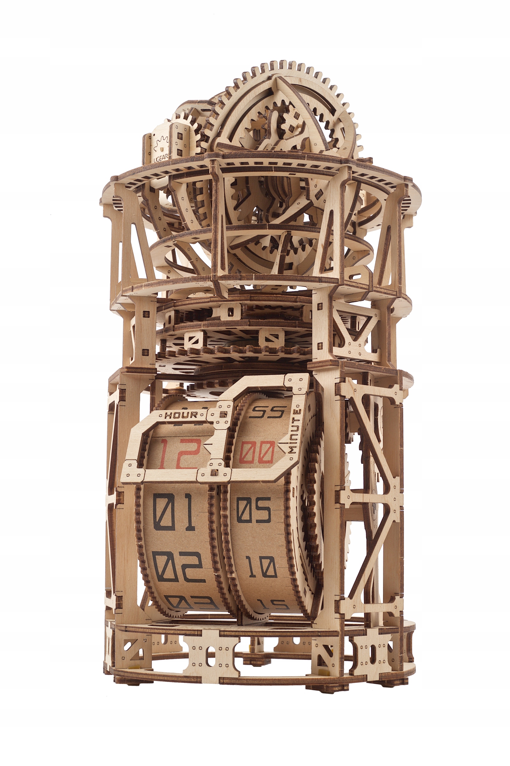 

Puzzle 3D Drewniane Zegar Stołowy uGEARS