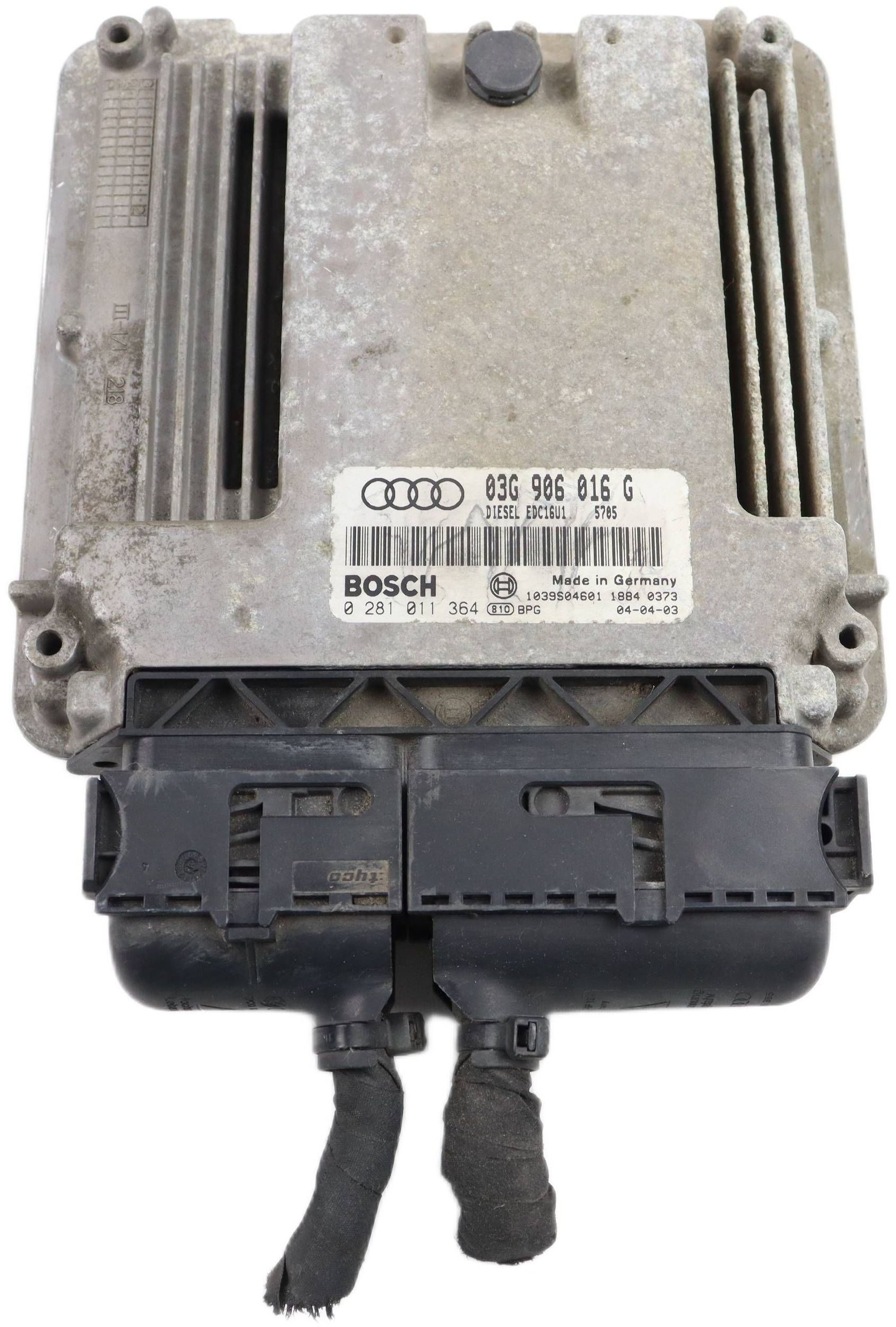 AUDI A6 C6 A3 8P computer control unit of the engine 2.0 DIESEL 03G906016GC