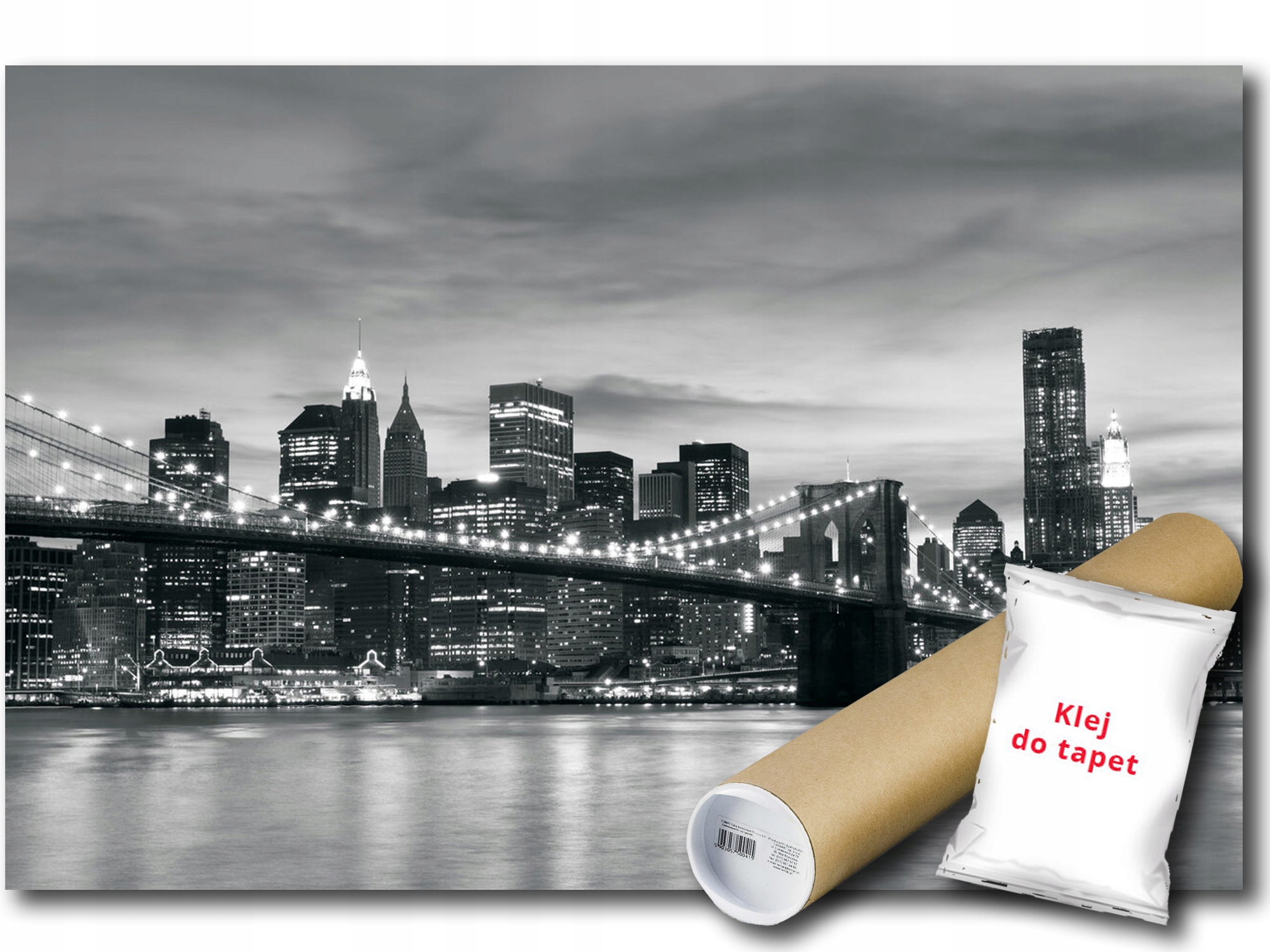 Fototapeta Vinylová Mesto Panoráma Noc Svetlo New York 416x254