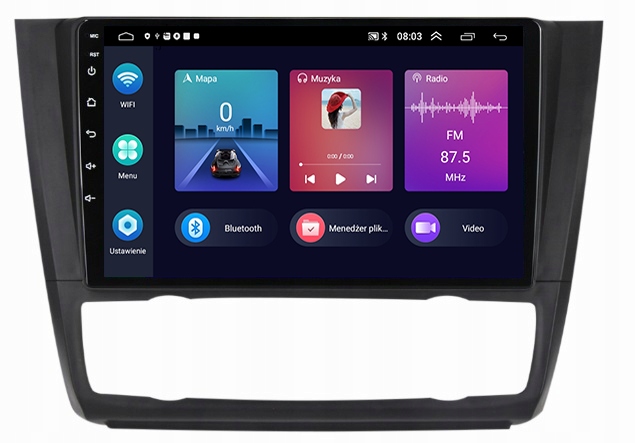 Rádio Gps Android Navigácia Bt Bmw 1 E81/E82/E87/E88 Carplay 4GB 64GB