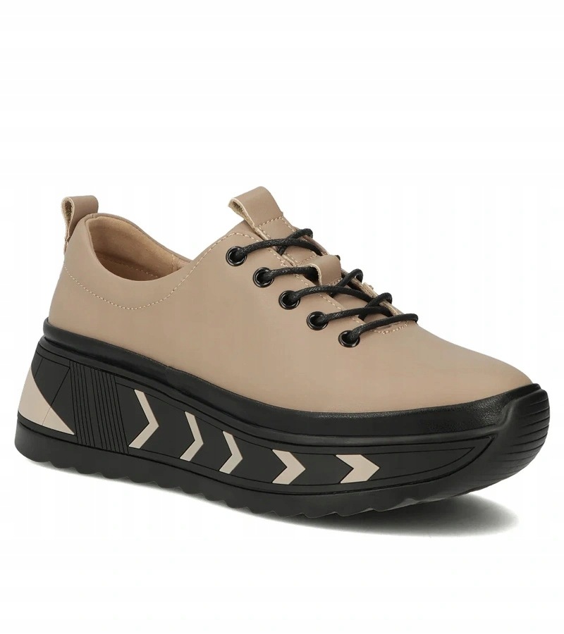 Hers Béžové kožené tenisky Filippo DP6427/26 vel. 39