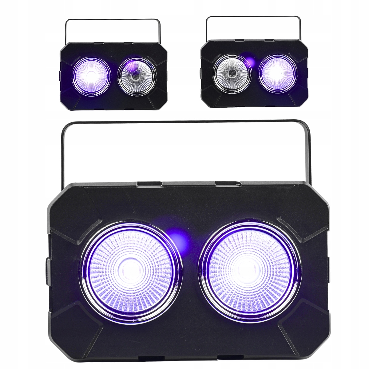 Reflektor Blinder Scenický 2x50W Cob Led Svetelný Efekt Uv Ultrafiolet