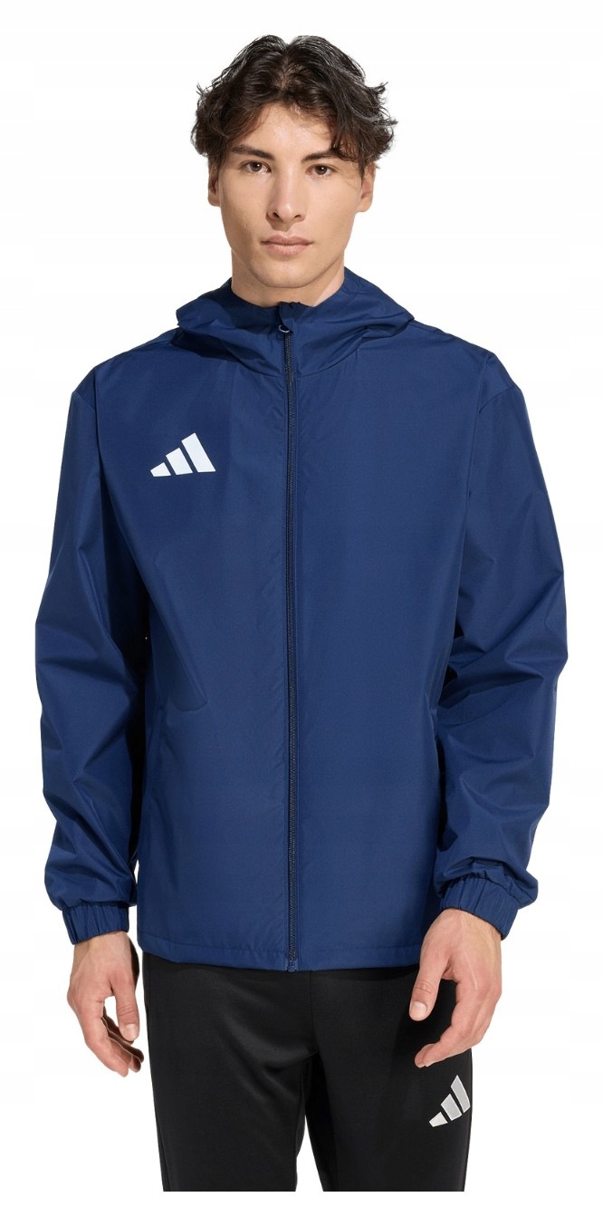 Bunda Adidas Teamwear Entrada 26 All Weather tmavě modrá JZ9102 vel. L