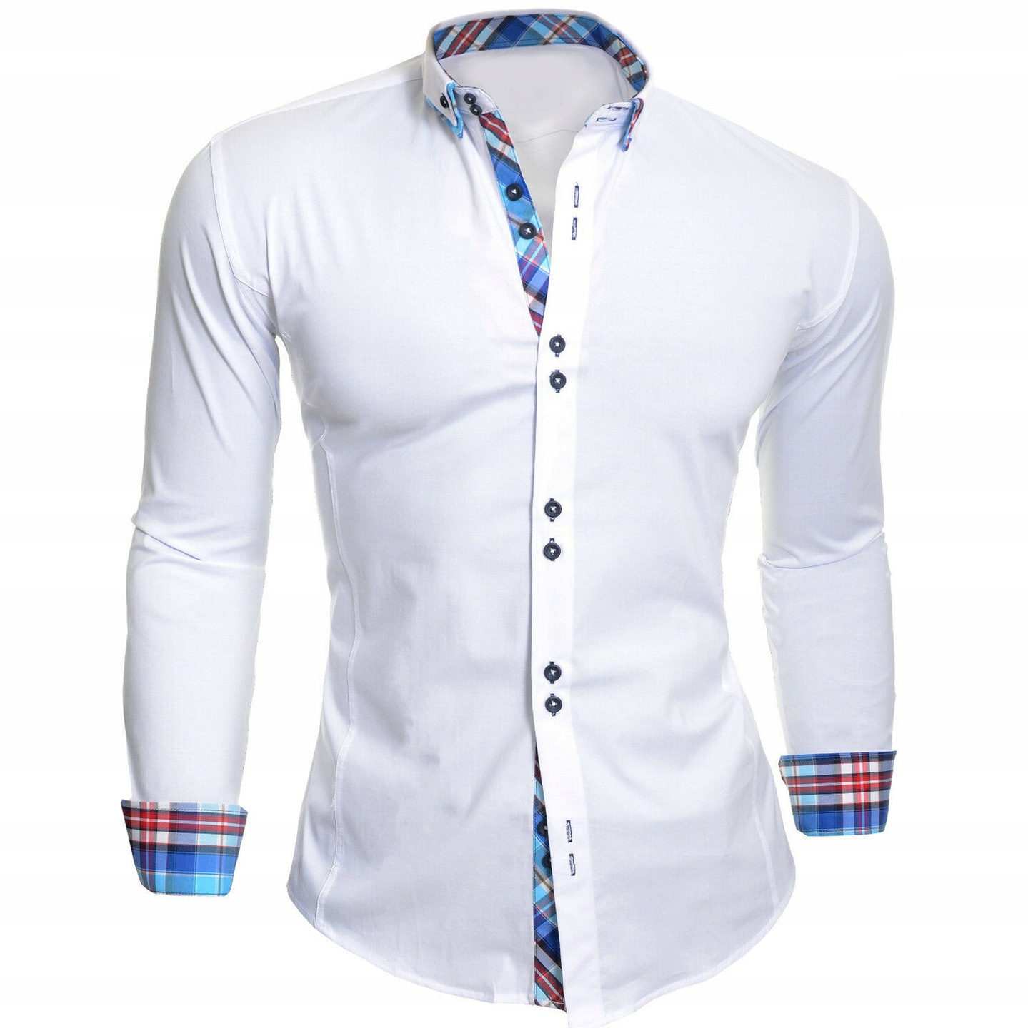 Pánská košile Mřížka Elegantní dárek Casual