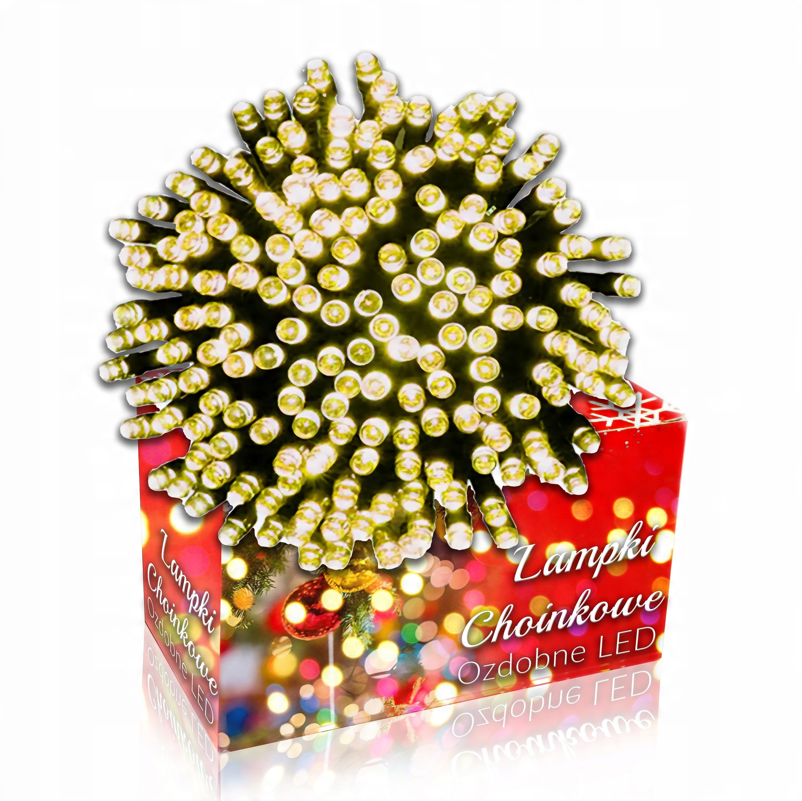 

Lampki Choinkowe 500 Led Zew/wew Białe Ciepłe