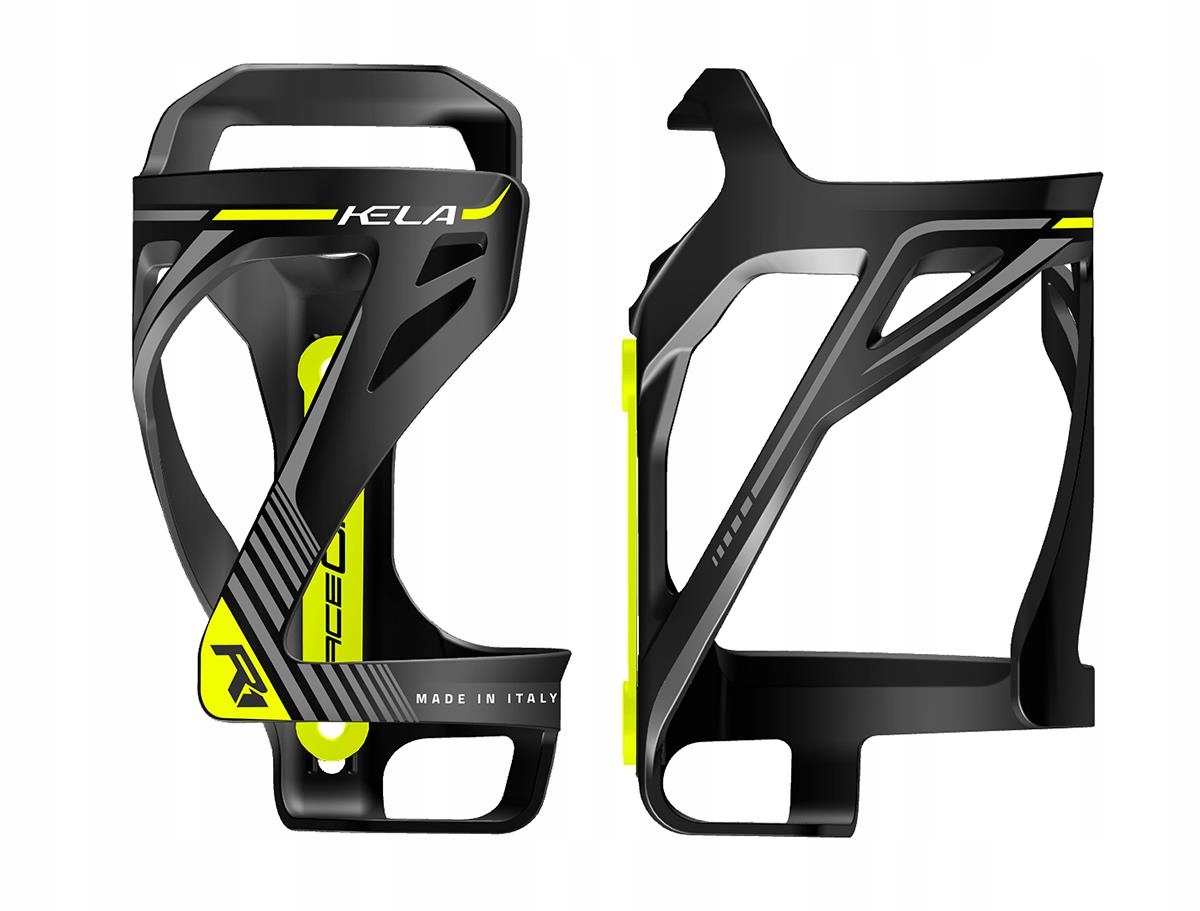 KOSZYK BIDONU RACEONE KELA CZARNO ZÓŁTY