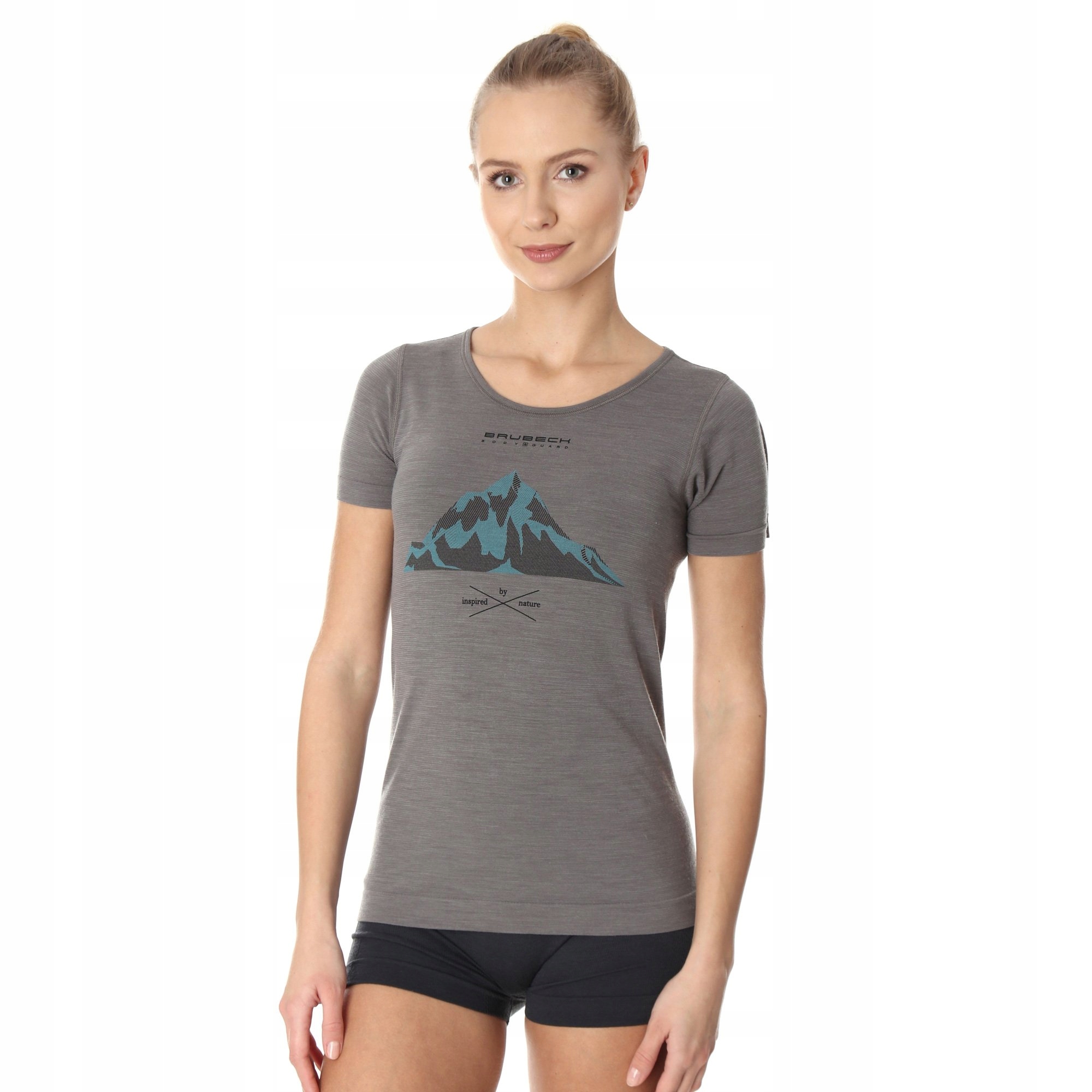 Koszulka damska Brubeck OUTDOOR WOOL PRO Merynos S