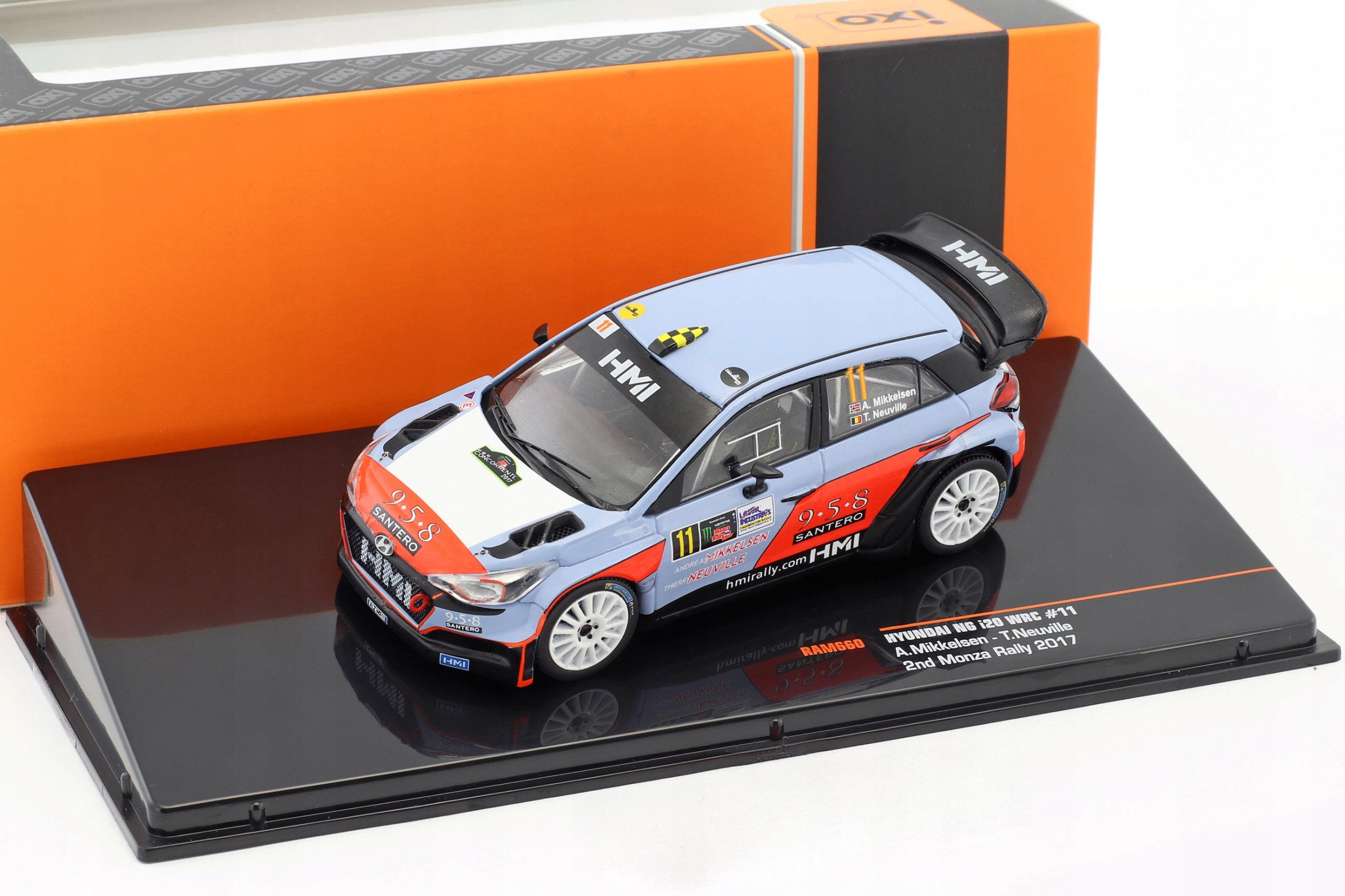 新品 未開封】 Hyundai i20 Coupe WRCミニカー 1/43 新品 未開封