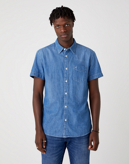 

Koszula Męska Wrangler Ss 1 Pkt W5J15K30N R. M