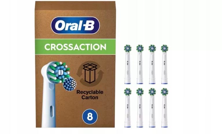 Oral-b Pro Cross Action Końcówki Do Szczoteczek Opakowanie 8 Szt