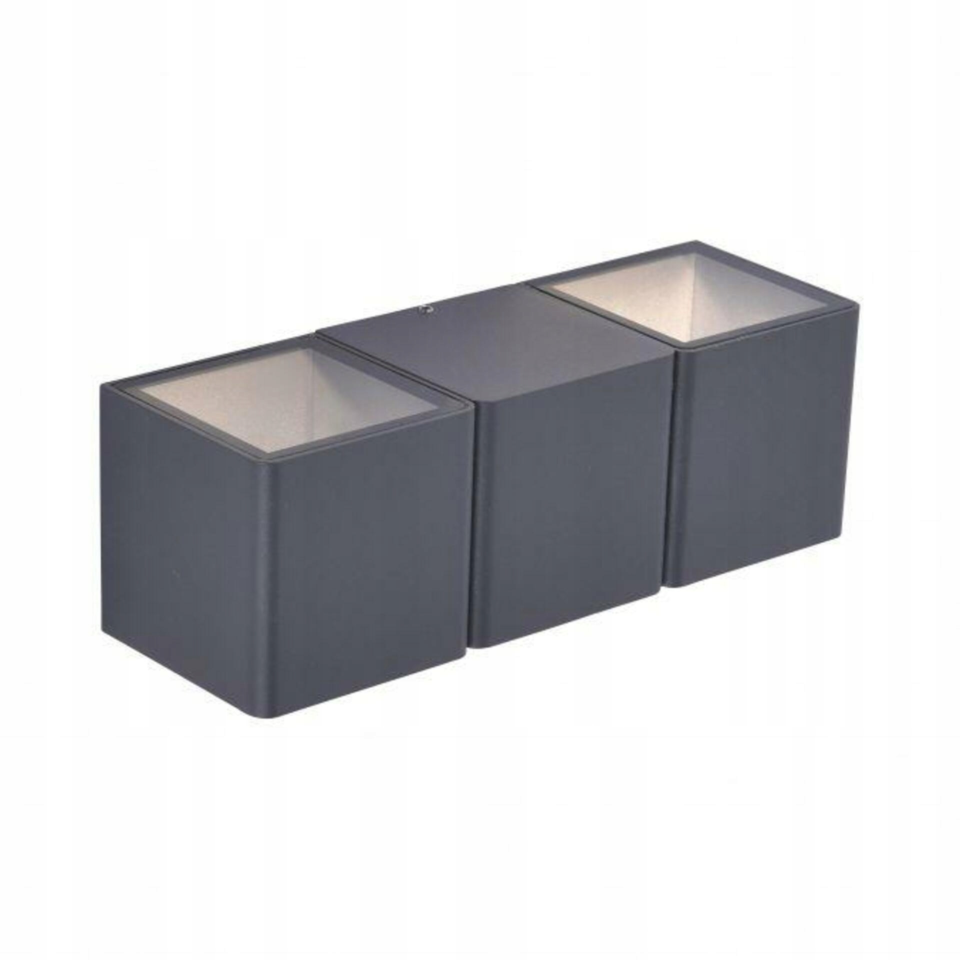 Paul Neuhaus Led vonkajšie nástenné svietidlo 3x spot antracit IP54 2700K