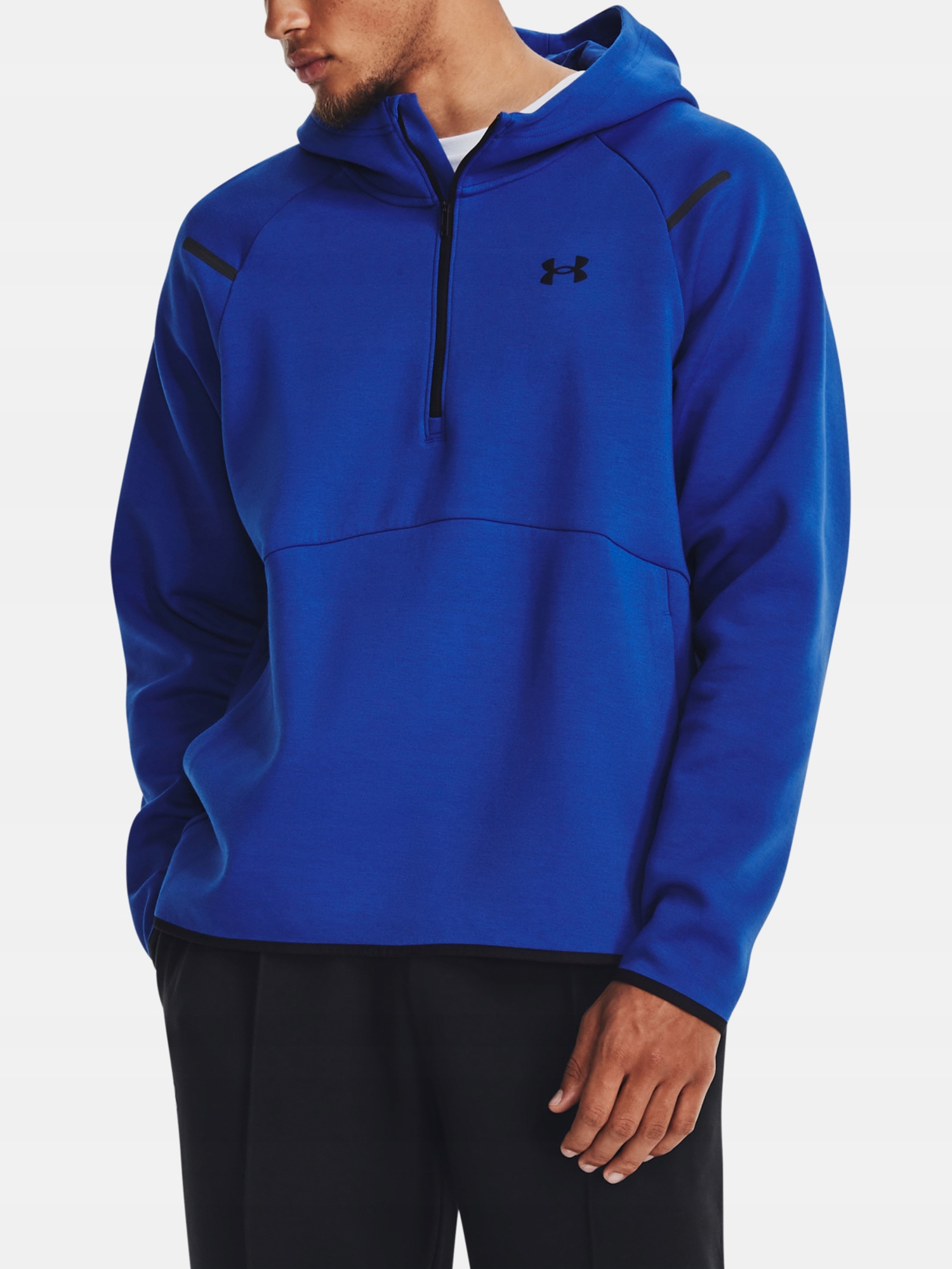 Under Armour Mikina Ua Unstoppable Flc Hoodie-BLU modrá