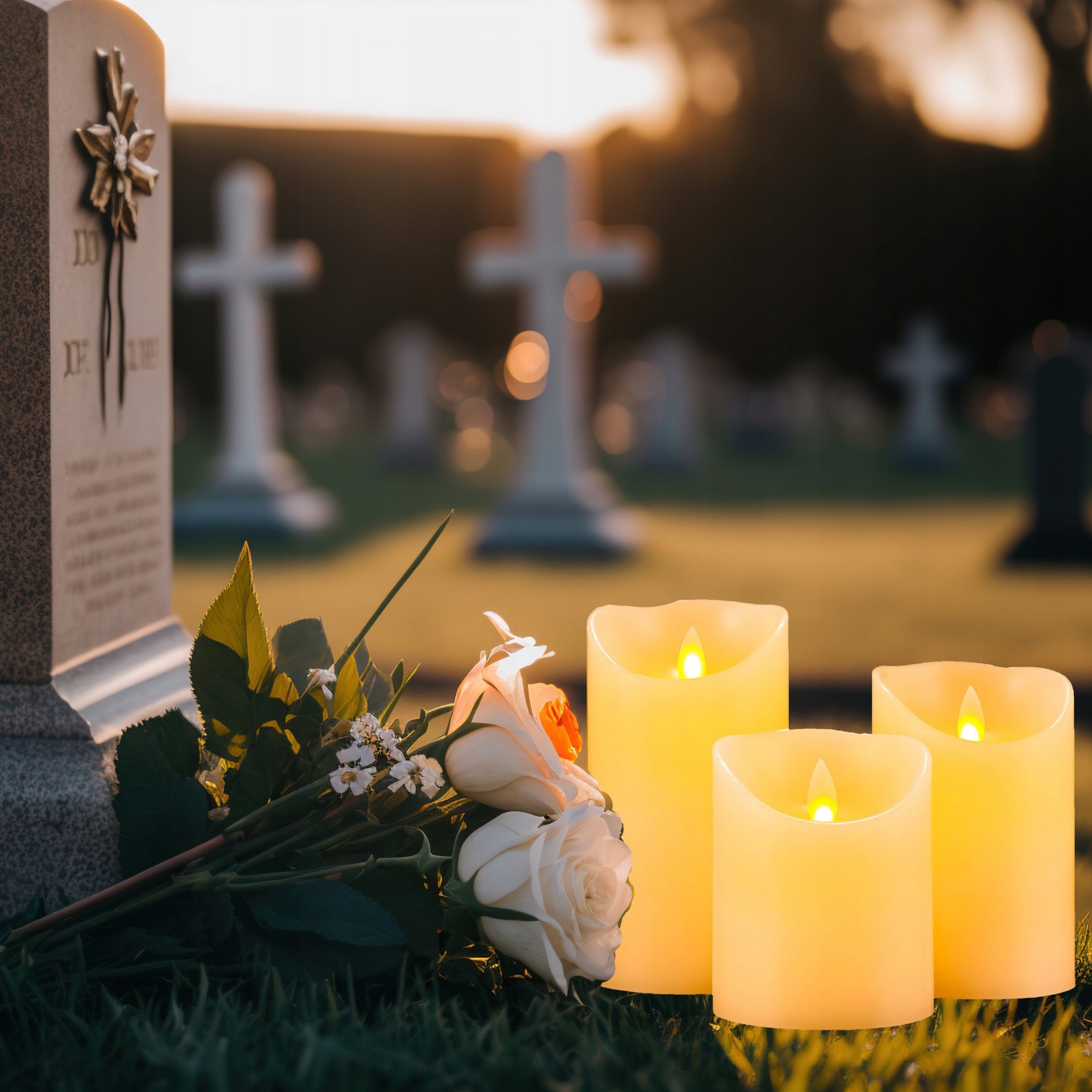 ŚWIECE LED RGB KOLOROWE ŚWIECZKI NA PILOT ZESTAW Czas palenia więcej niż 75h