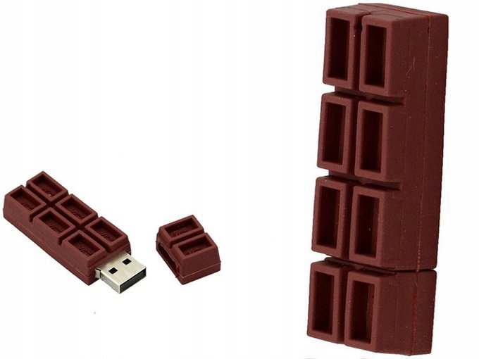 Pendrive Usb Gyors Flash Drive Ultra Memória Medál Pen Drive Csokoládé 64GB