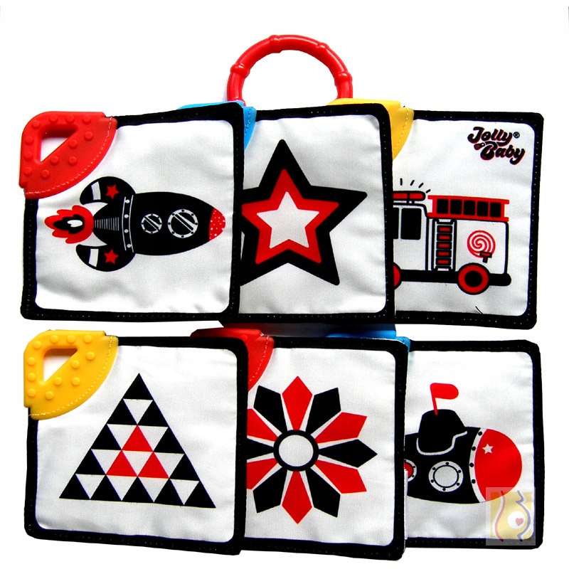 

Jolly Baby Książeczka Gryzaki Pojazdy 80588