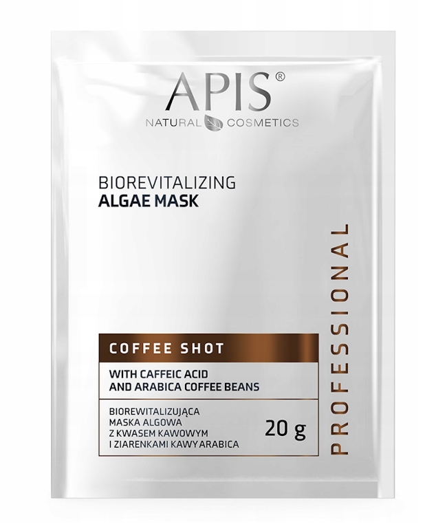 APIS Coffee Shot maska algowa z kwasem kawowym 20g