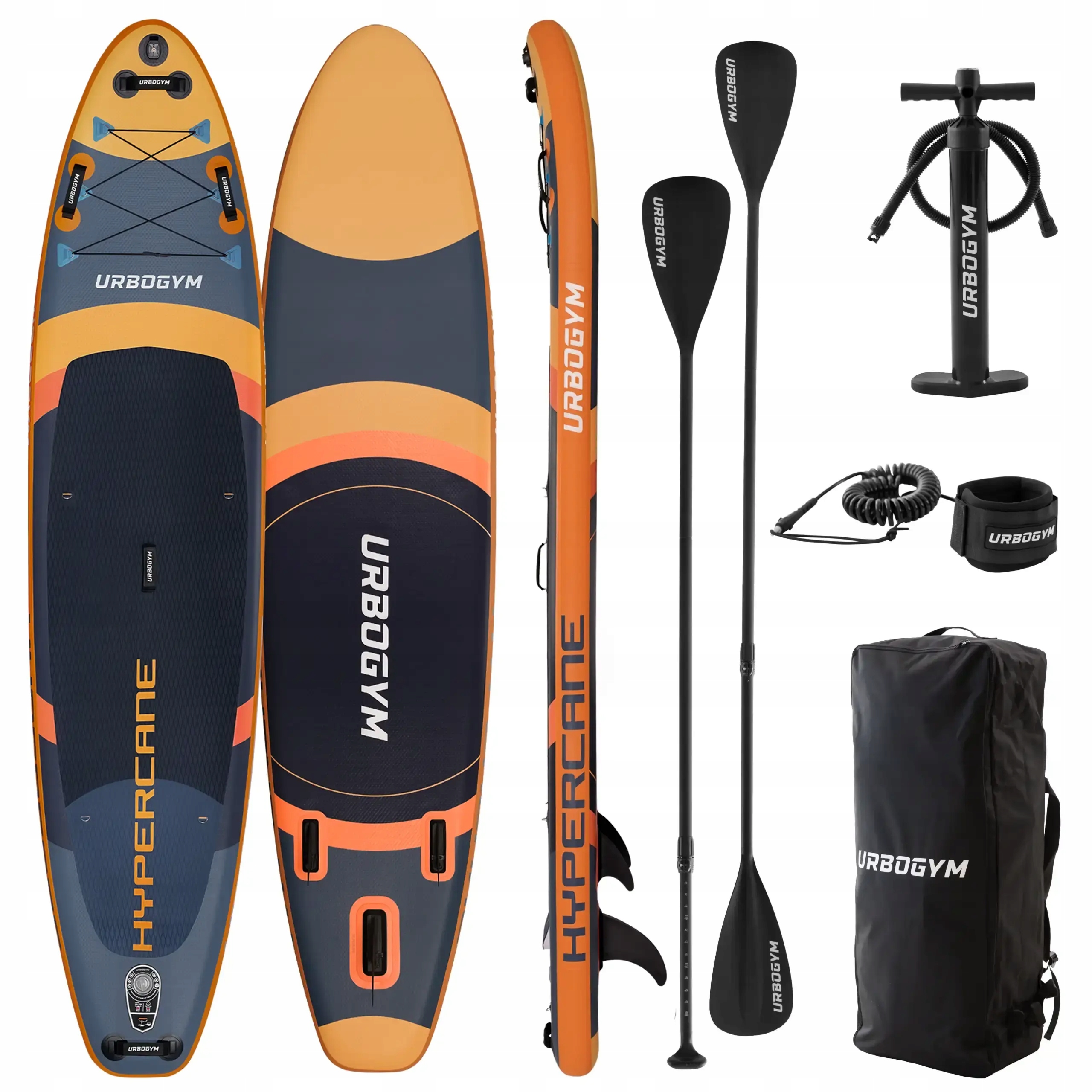 Deska Sup do pływania stand up paddle board 350cm pompka Urbogym Hypercane