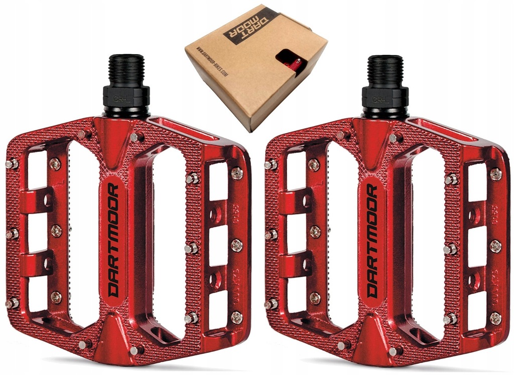 Pedały Rowerowe Dartmoor STREAM PLATFORMY - RED DEVIL DH