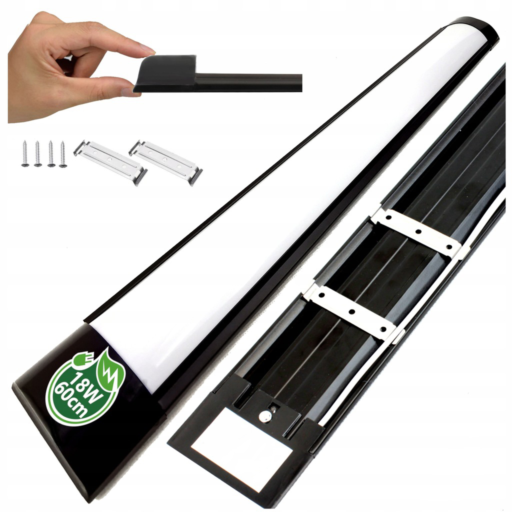 

Natynkowa Lampa 60CM Led 18W Świetlówka Panel IP20