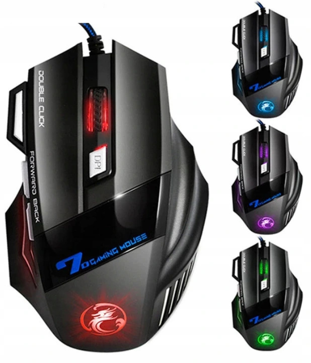 

Myszka gamingowa dla graczy Led Dark Knight X7