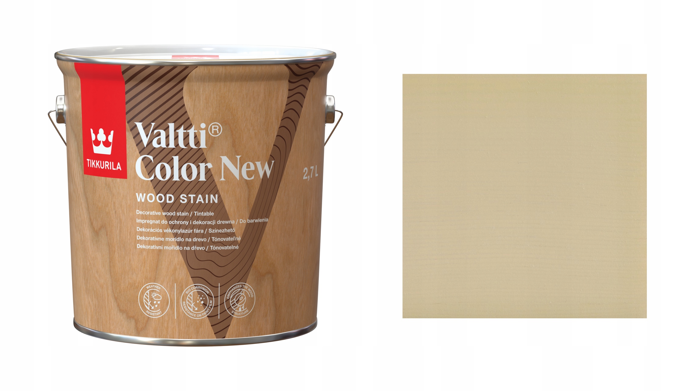 Tikkurila Valtti Color New 2,7L 5061 Kaisla Impregnat Ochronny