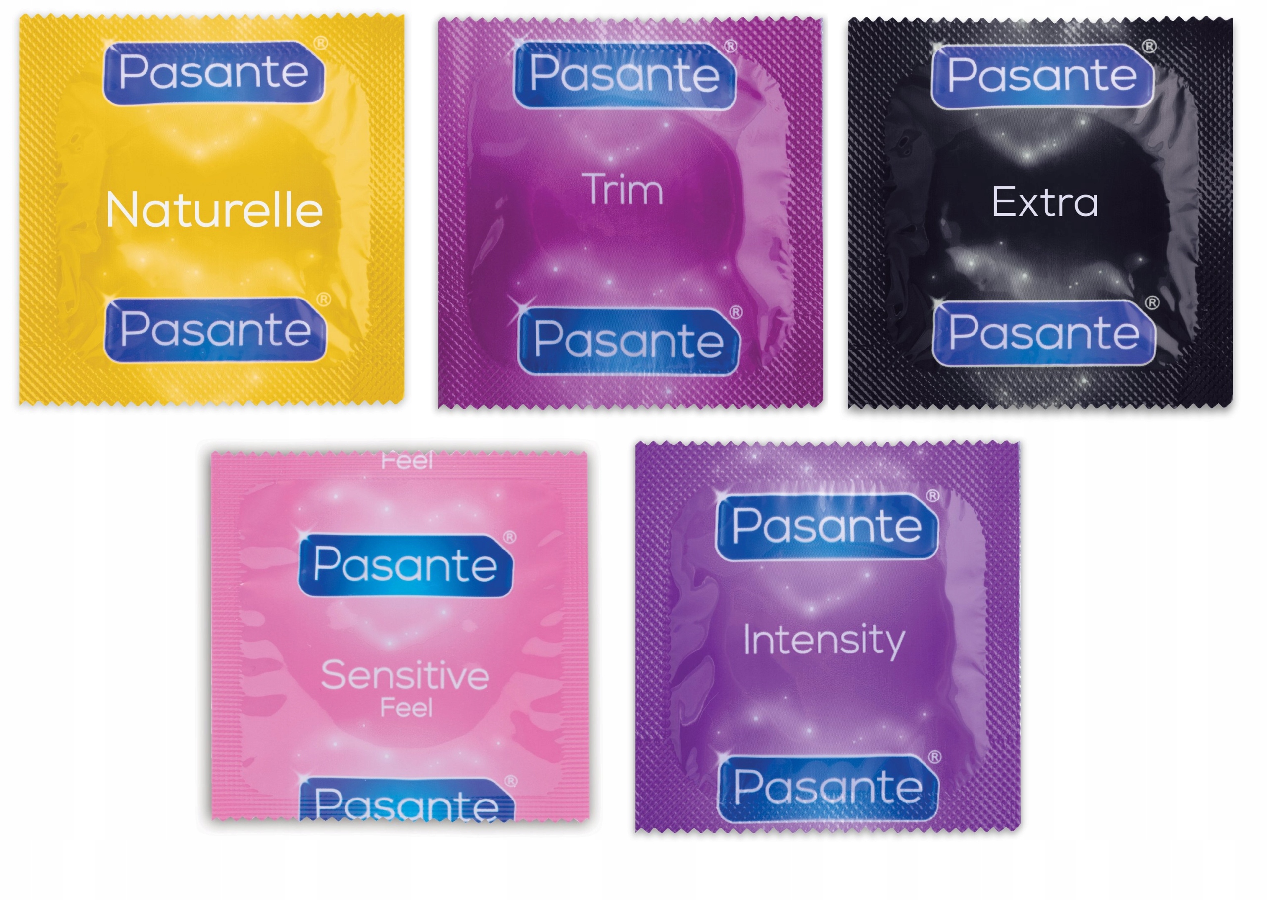 

Pasante Tęczowy MIX zestaw 100 szt prezerwatyw