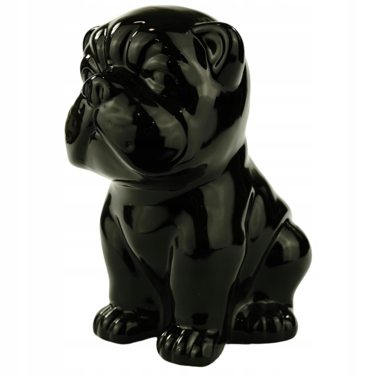 

Figurka Ceramiczny Pies Glamour Czarny Duży Buldog