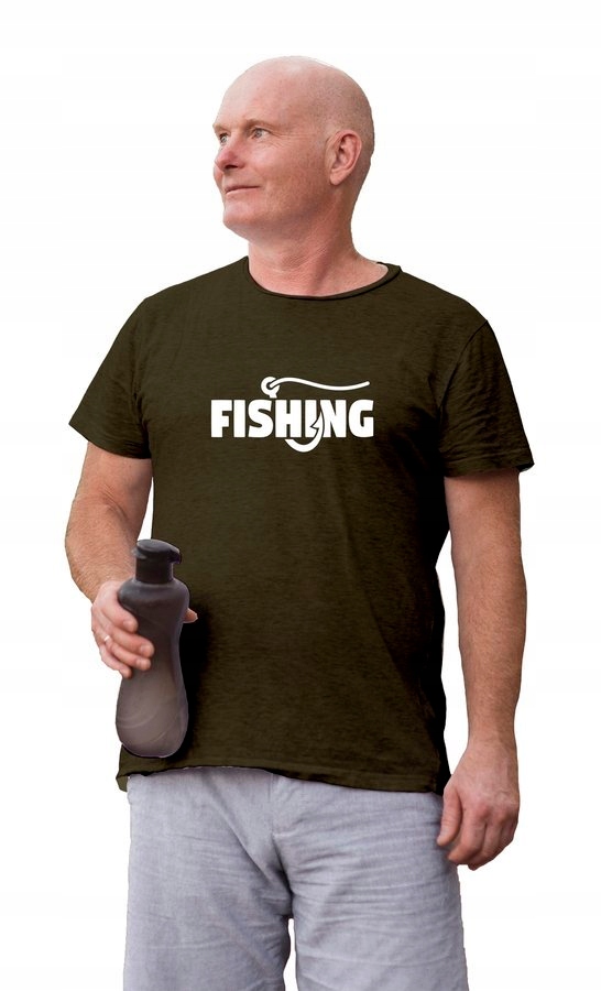 

Koszulka męska Fishing t-shirt wędkarstwo XL