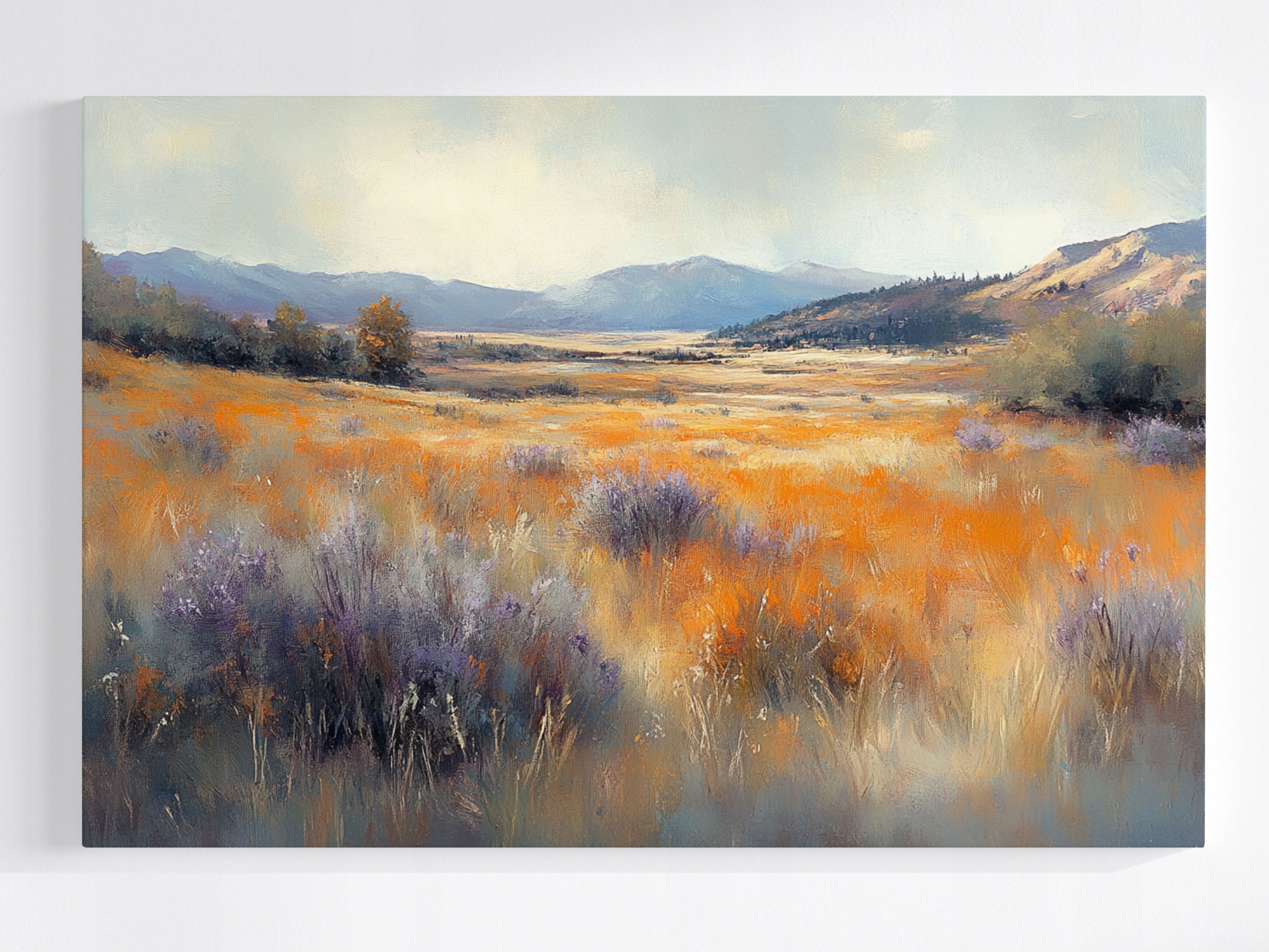 Obraz Na Plátně Canvas Krajina Hory Louka Vřesoviště Krajina Pohled 120x80