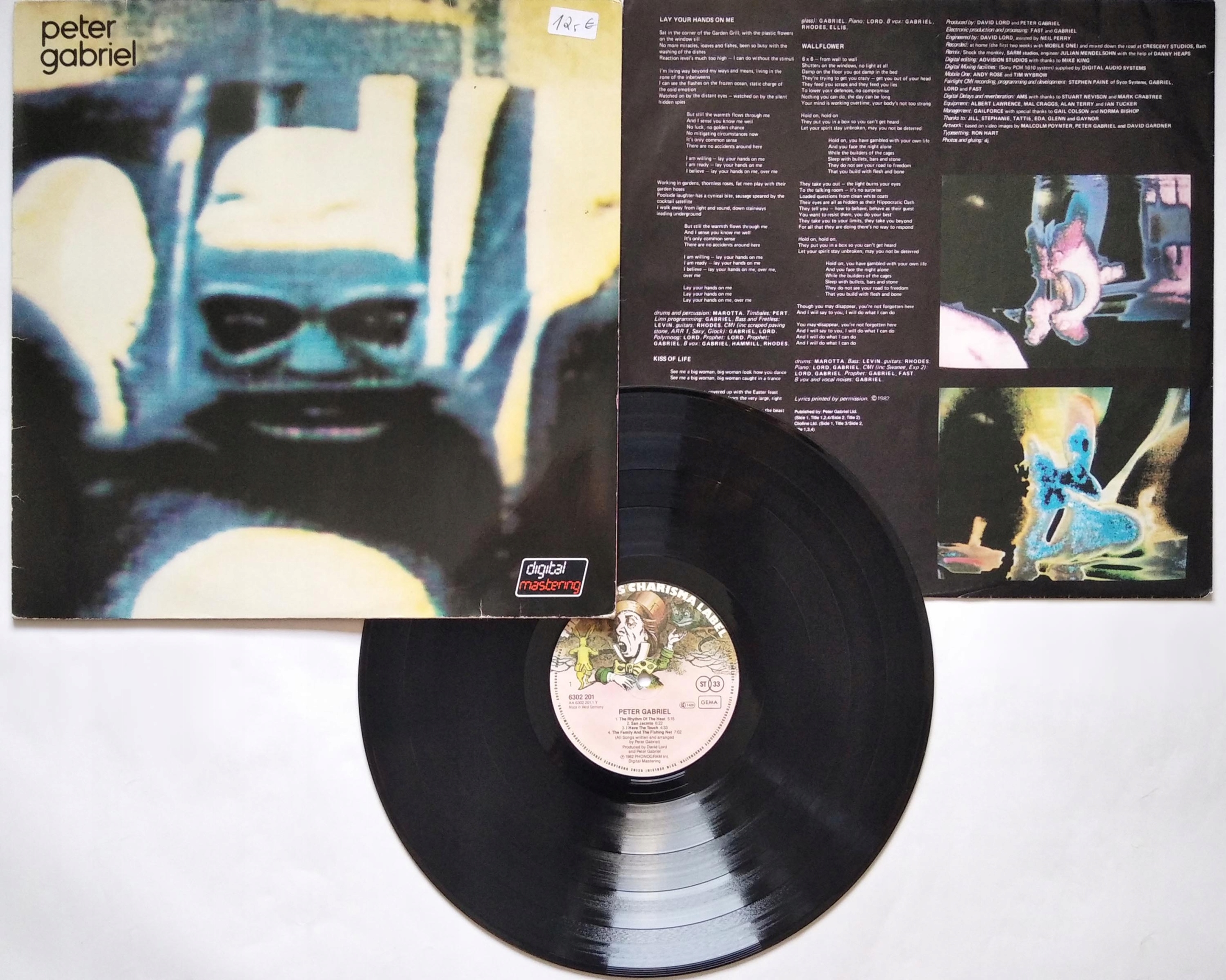 Lp: Peter Gabriel – Security IV 1982 Germany Vg+