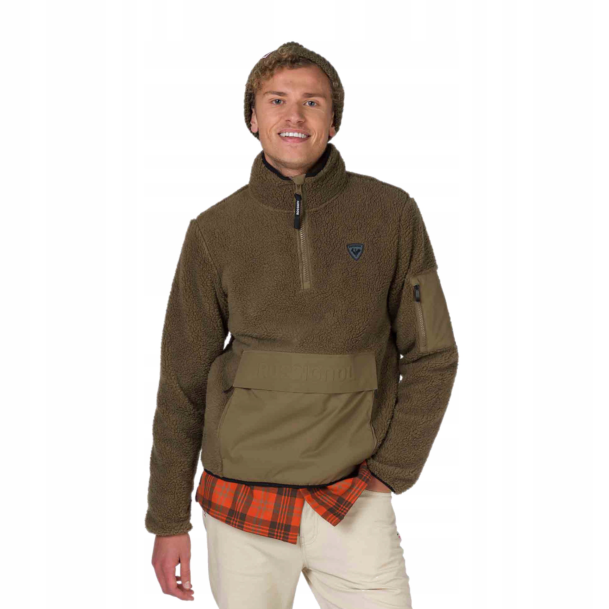 Bluza męska Rossignol Fleece Anorak fig M
