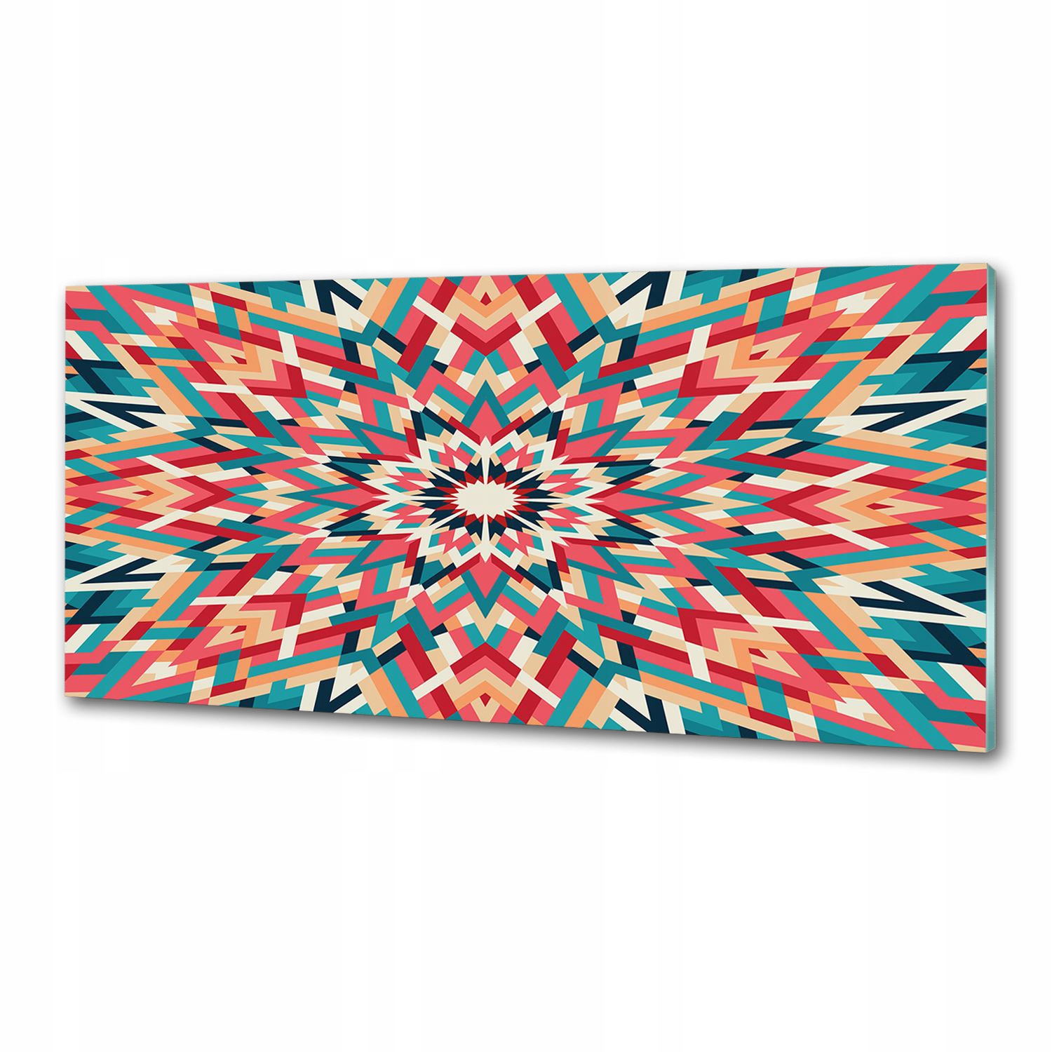 Dekoračný panel sklo Kaleidoskop 125x50 cm Lepidlo
