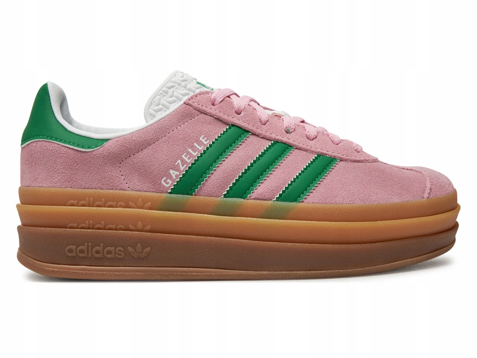 Dámské boty Adidas Gazelle Bold IE0420 semišové tenisky na platformě 40