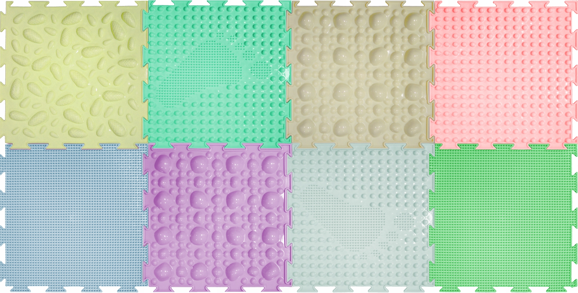 

Ortoto maty sensoryczne Set Pastelowy Uniwersalny