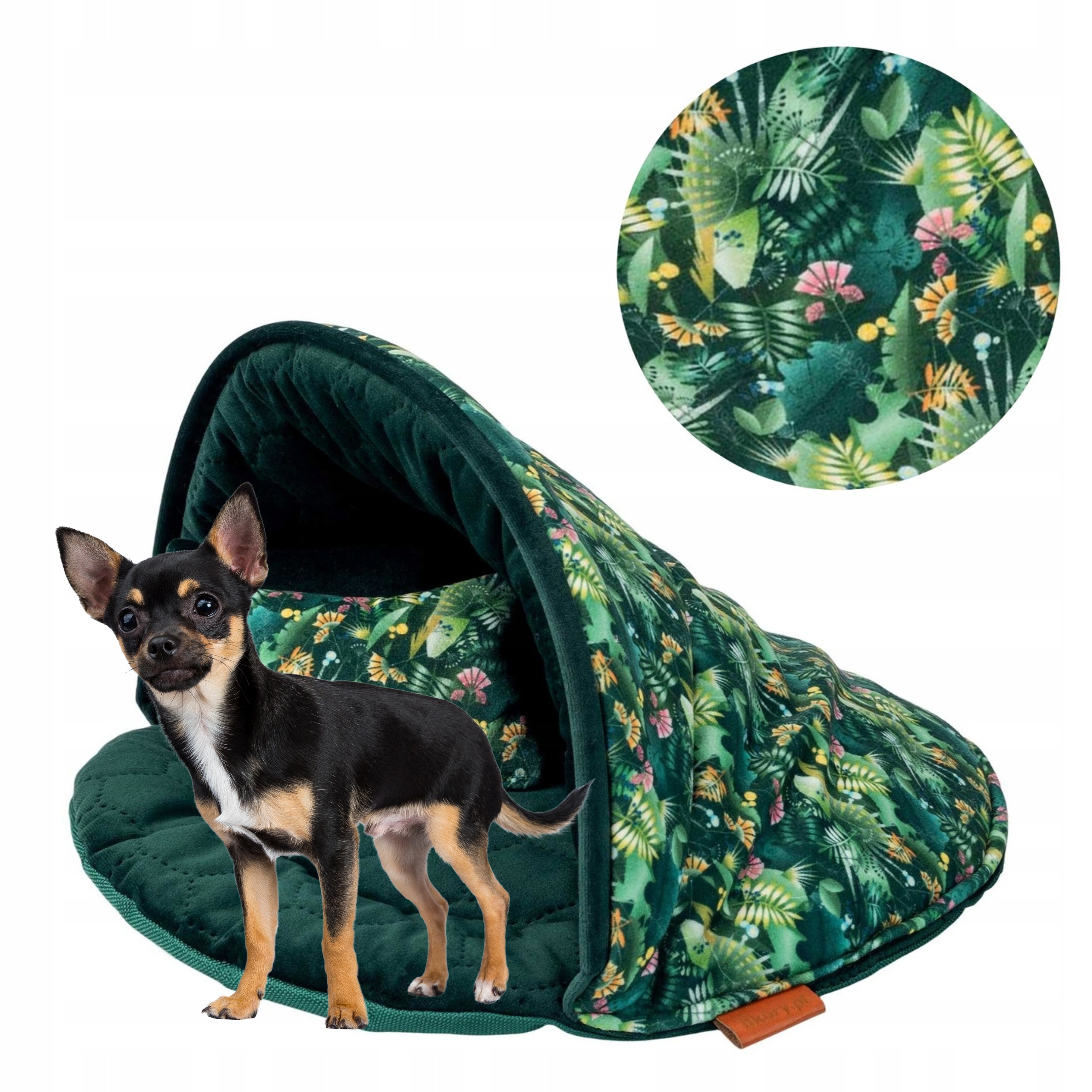 Levně Pelíšek Muszla pro malého pejska štěněte 50x50x34 cm Xs Ukory Barevné