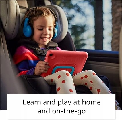 Amazon Fire 7"-os gyerek tablet, 32 GB, (2022, szülői felügyelet) - június Szín piros