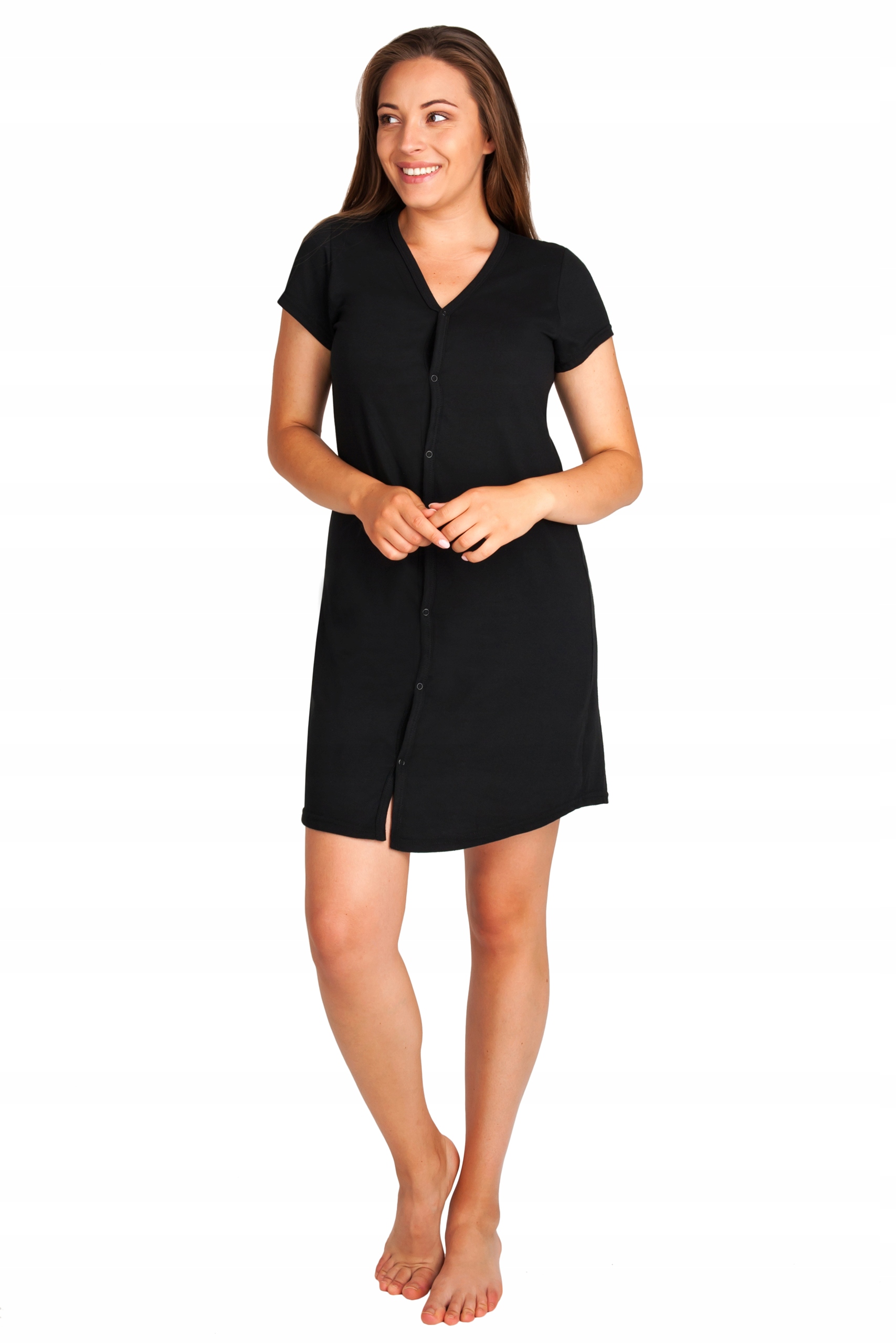 KOSZULA DO KARMIENIA ROZPINANA SZLAFROK KOMPLET Rozmiar M