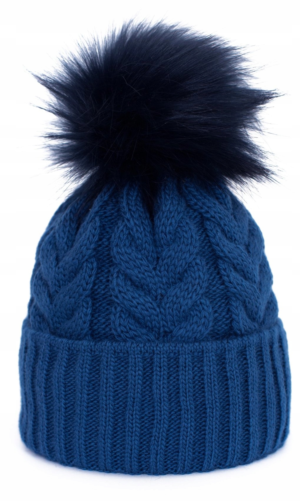

Szaleo polska Czapka pompon warkocz cz17802-2