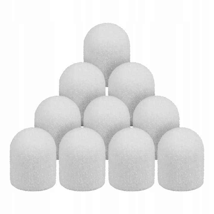 

Kapturki ścierne pedicure Lux Białe 10mm 80 10szt