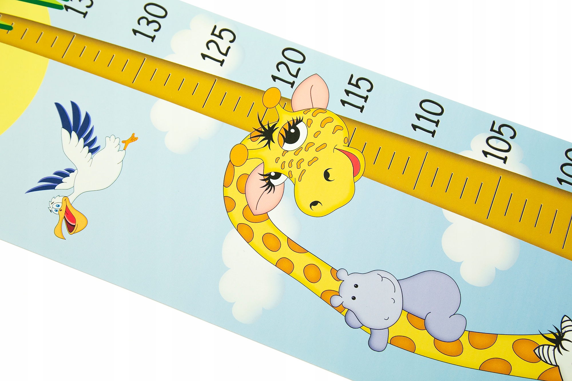 Miarka wzrostu dla dzieci na PŁÓTNIE Safari Kolor wielokolorowy