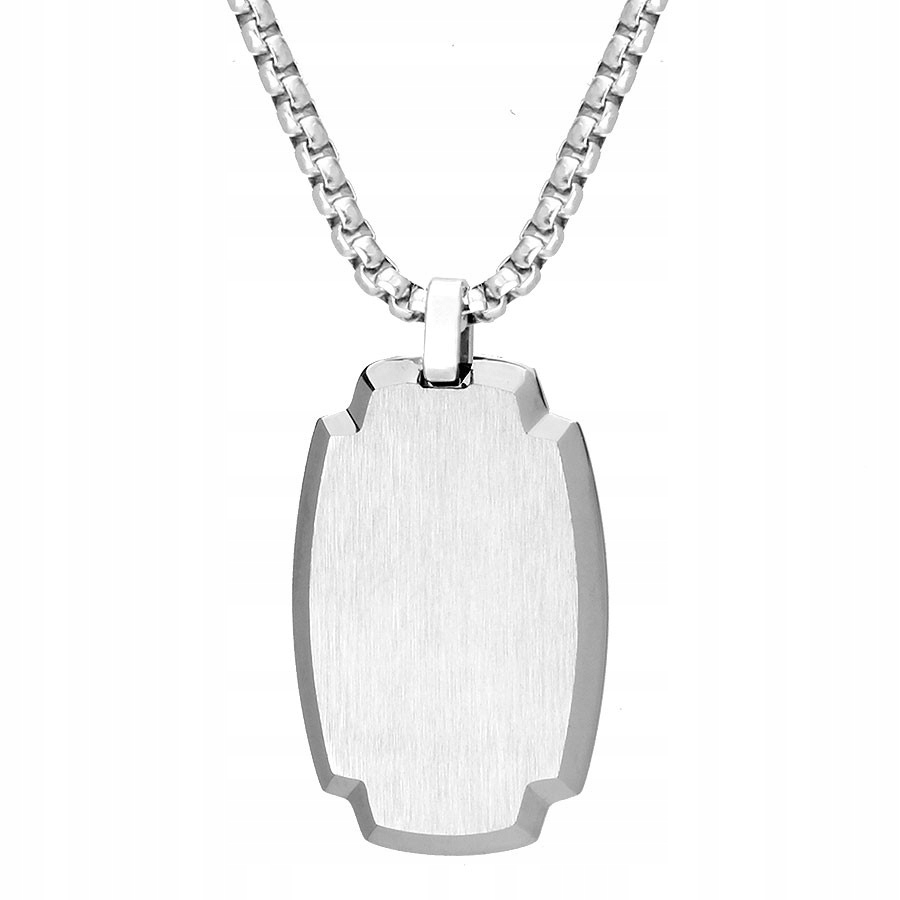 Pánský náhrdelník Manoki stříbrný ocel 316 l 65 cm