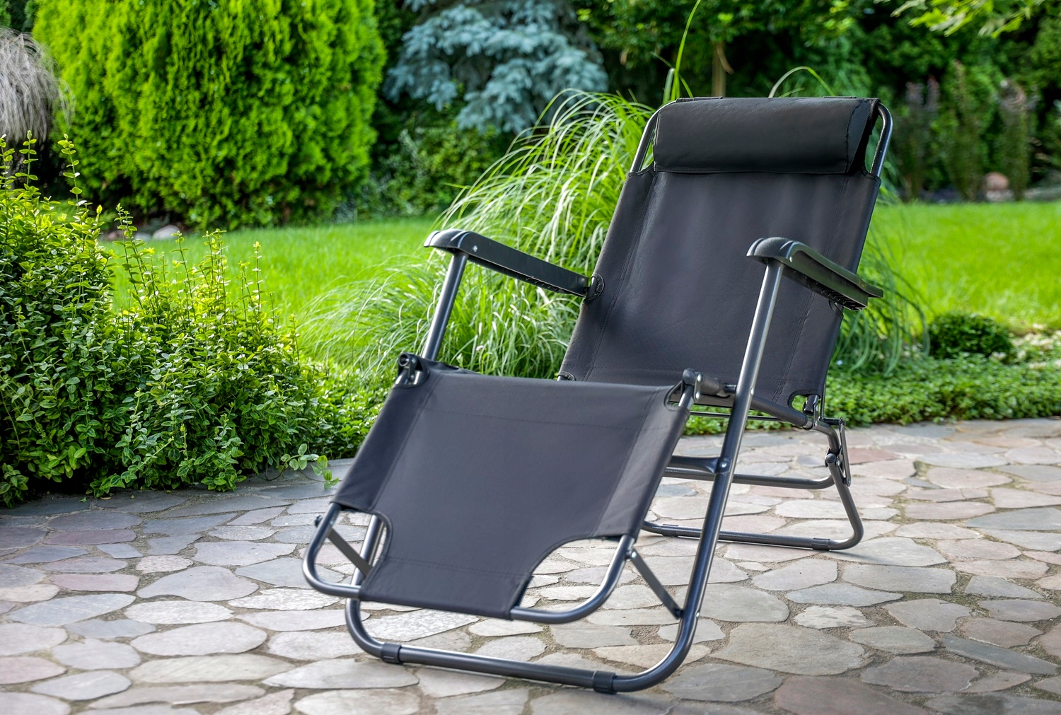 Leżak Ogrodowy na ogród fotel plażowy Rozkładany