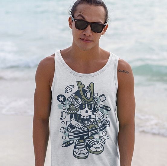 TANK TOP ANIMOWANE SAMURAI DJ Rozmiar M