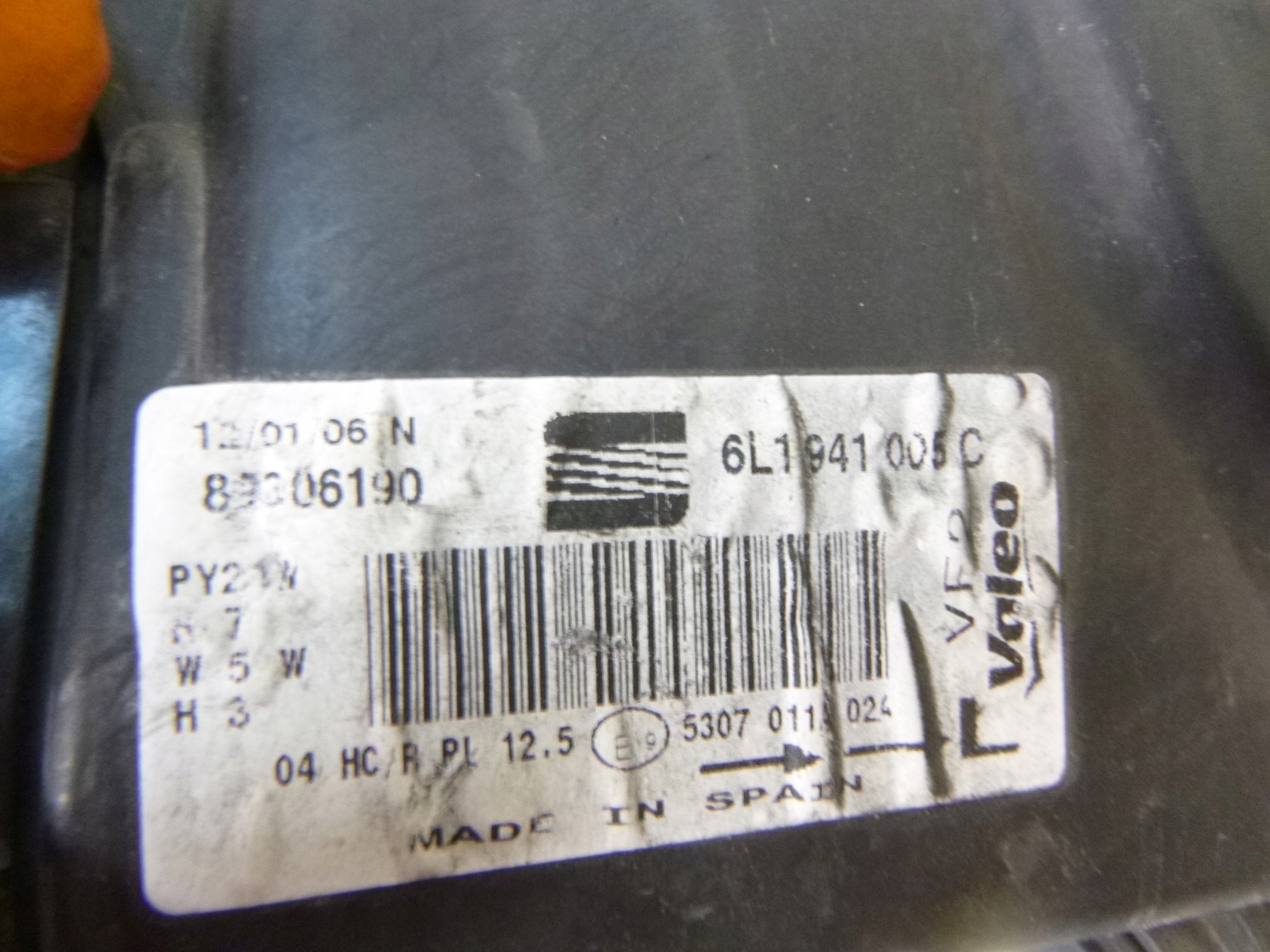 light front Seat Ibiza III 2006r. 6L1941005C