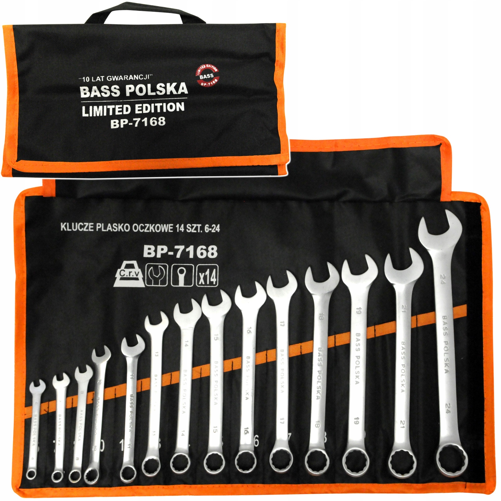 

Bass Zestaw Kluczy Płasko Oczkowych 6-24mm 14szt