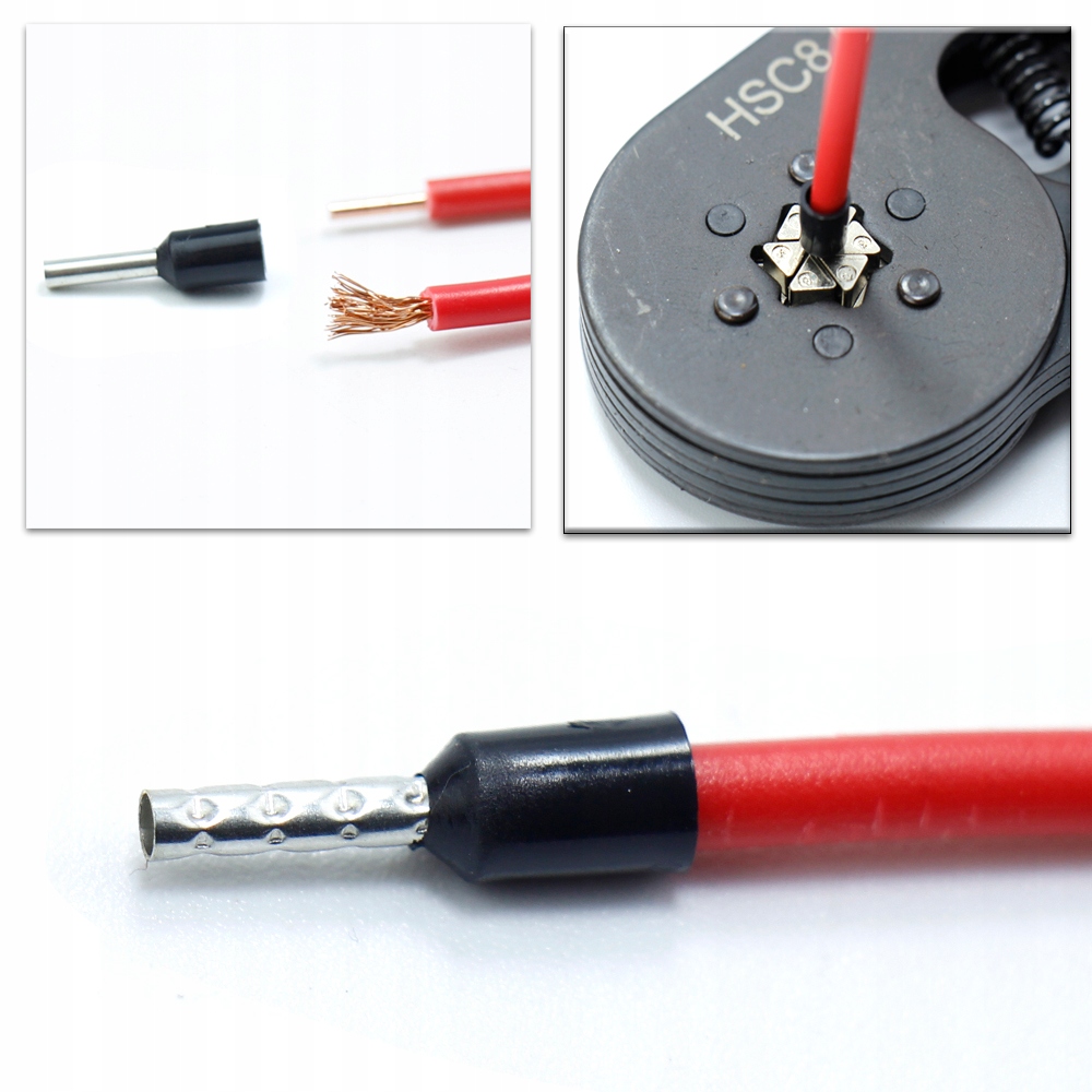 ZACISKARKA PRASKA TULEJEK DO KABLI KONEKTORÓW Model 798610197028