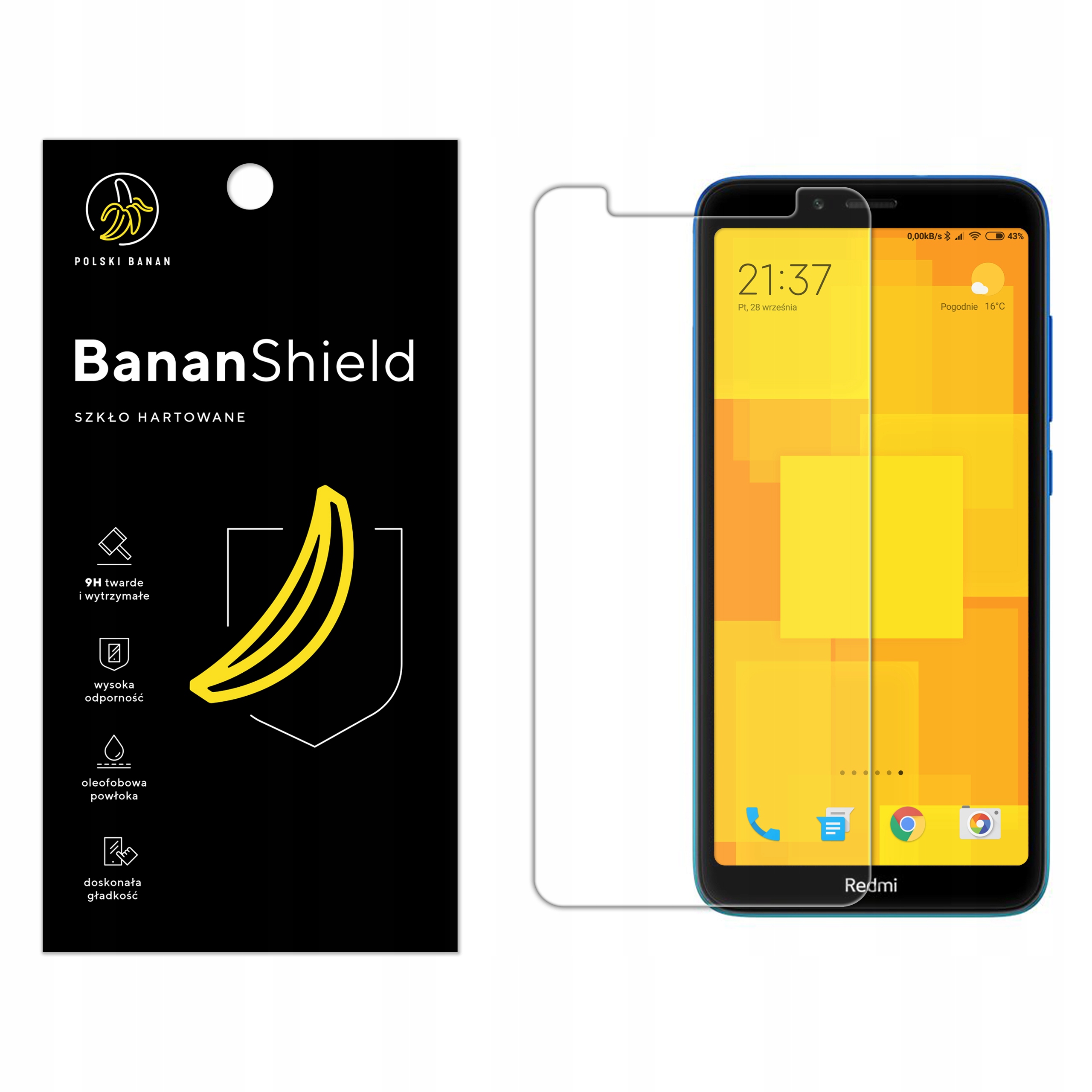 

Szkło Hartowane Polski Banan 9H do Xiaomi Redmi 7A