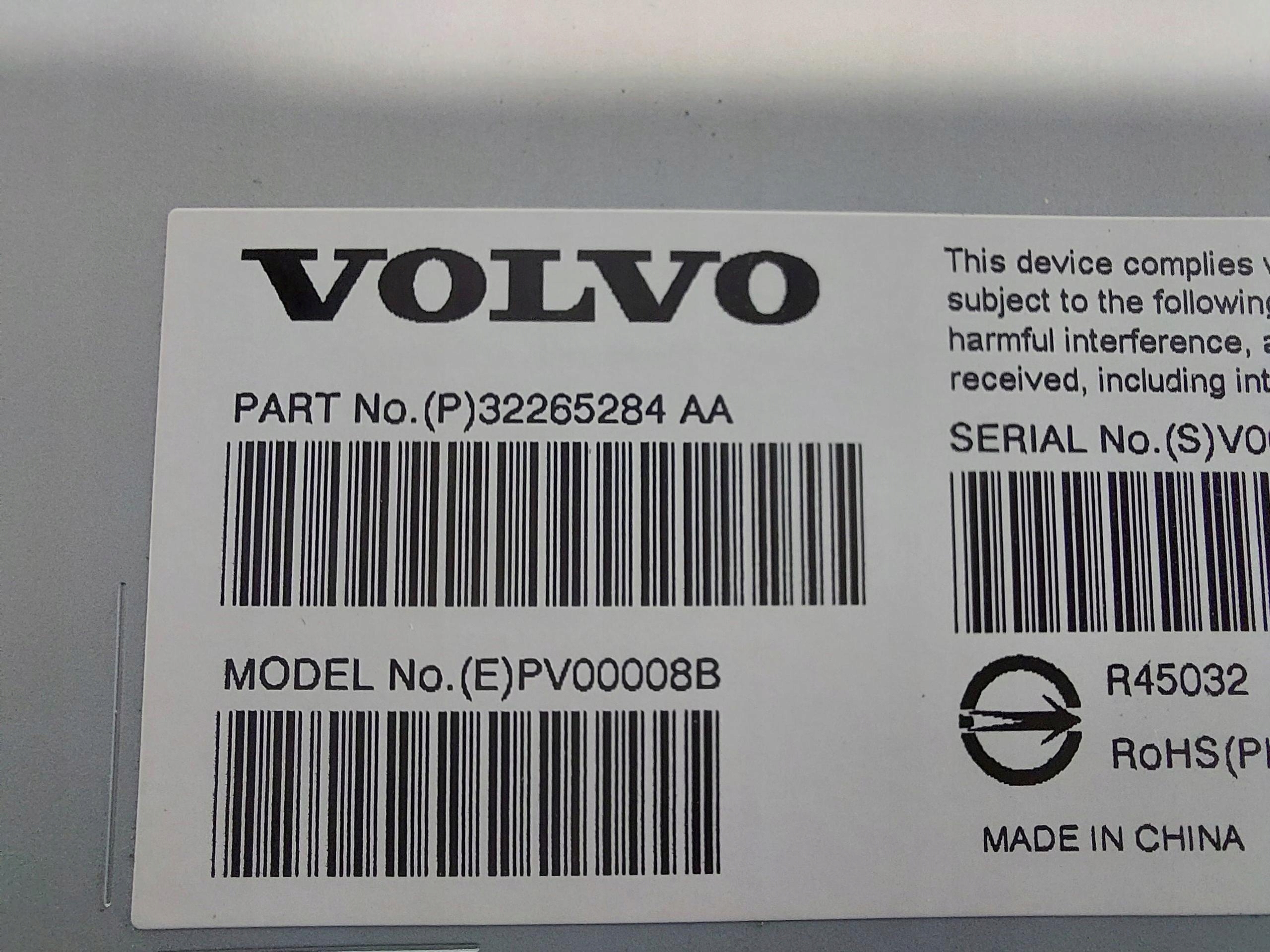 Volvo XC40 T5 EH, 2021 amplifier module audio 32265284